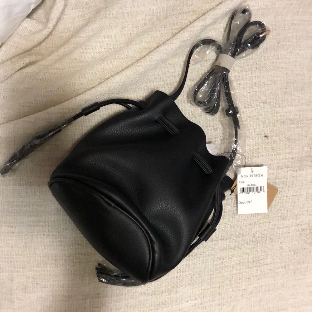 pleather crossbody bag